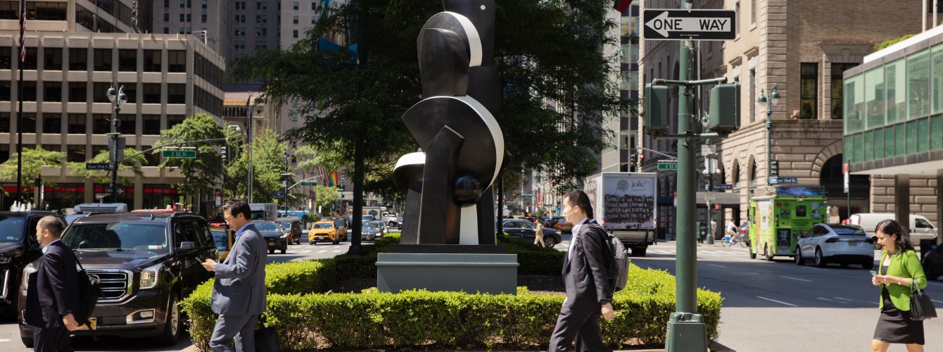 Sophia Vari Sculpture on Park Avenue